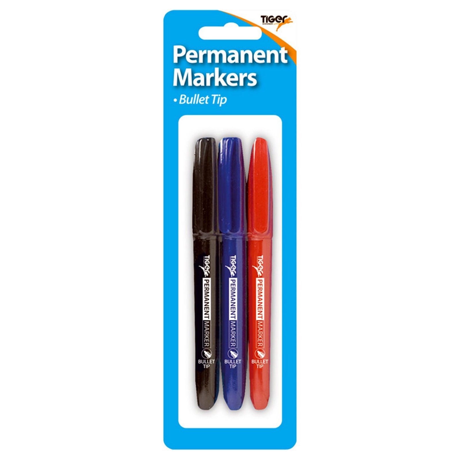 Pack of 3 Permanent Marker Pens