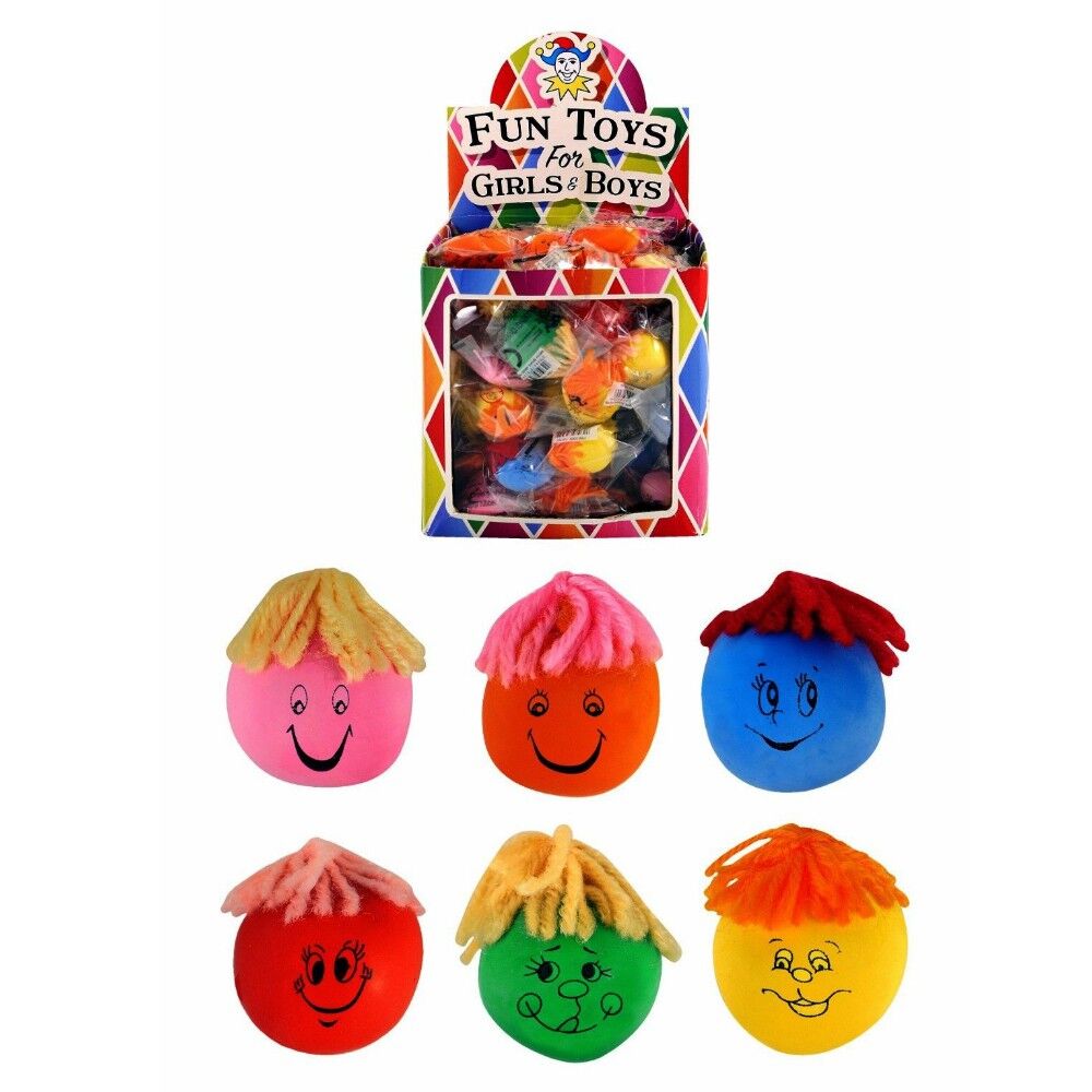 Mini 3cm Squeezy Moody Face - Party Bag Fillers