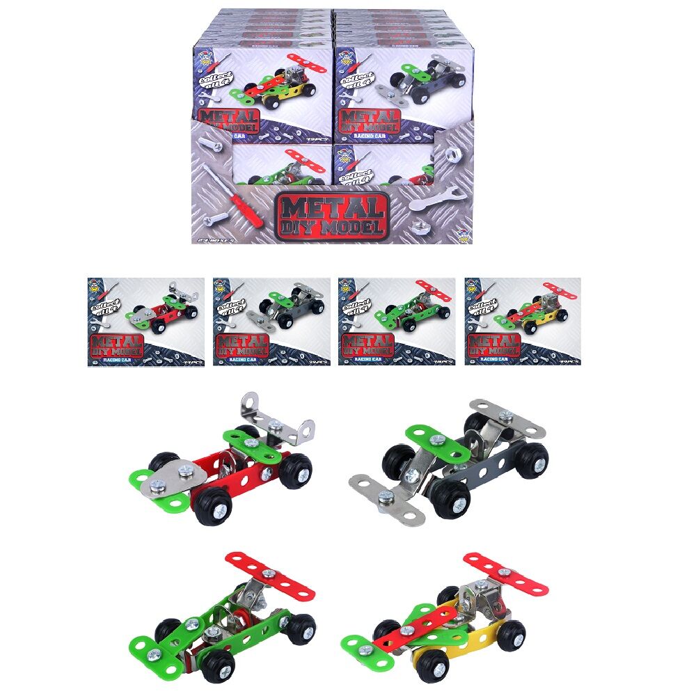 Mini Metal Racing Car Construction Kits