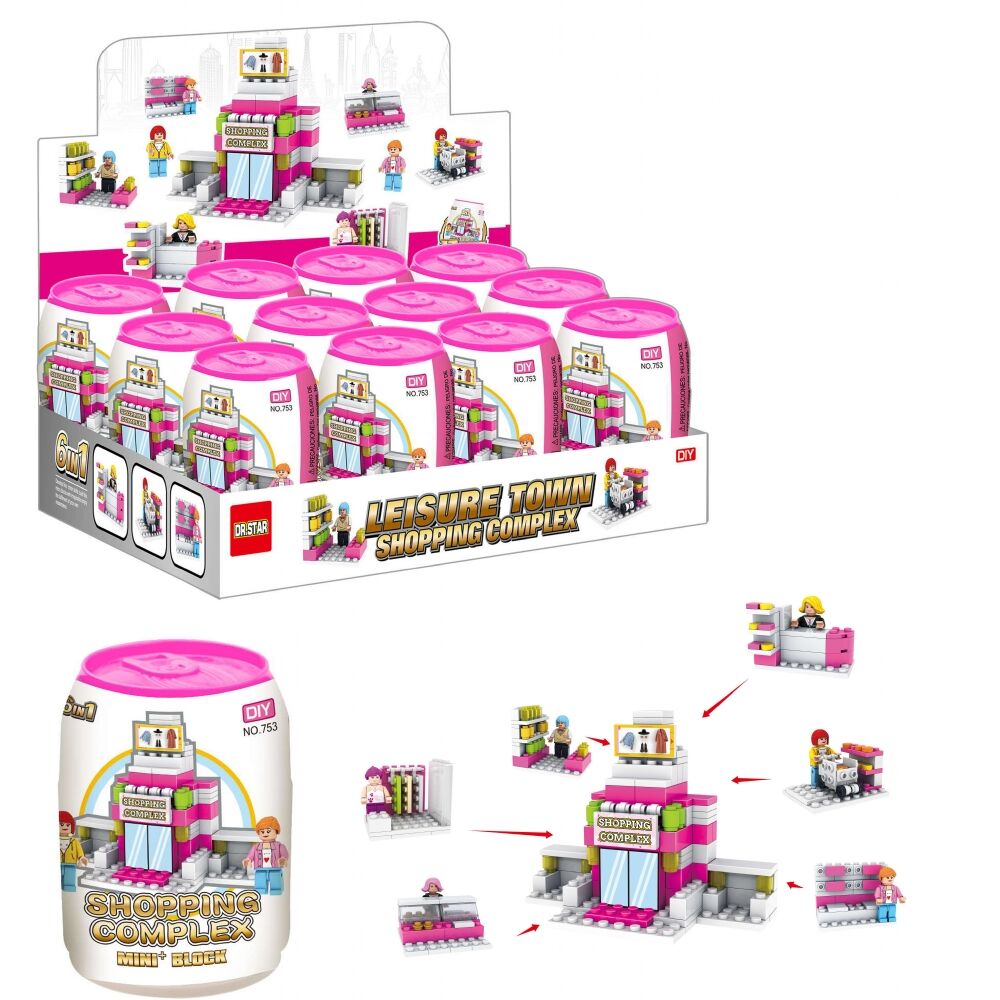 Mini Bricks - Shopping Complex Construction Kit