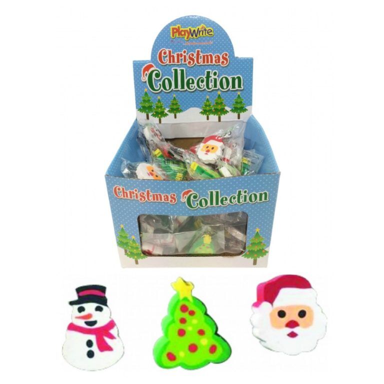 Snowman Erasers (Pack of 10)