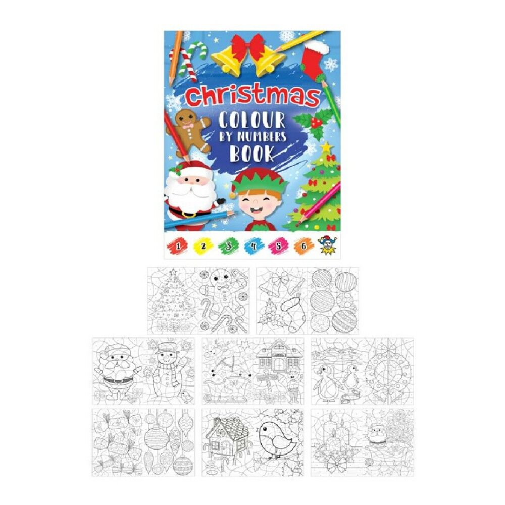Christmas Colour by Numbers Book