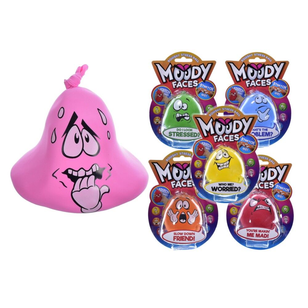 Squish Attack Moody Face Stress Ball