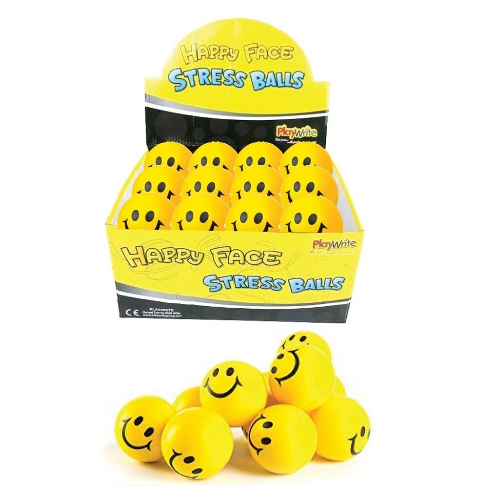 happy stress balls