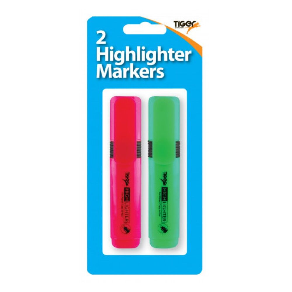 2 Highlighters Blister Pack